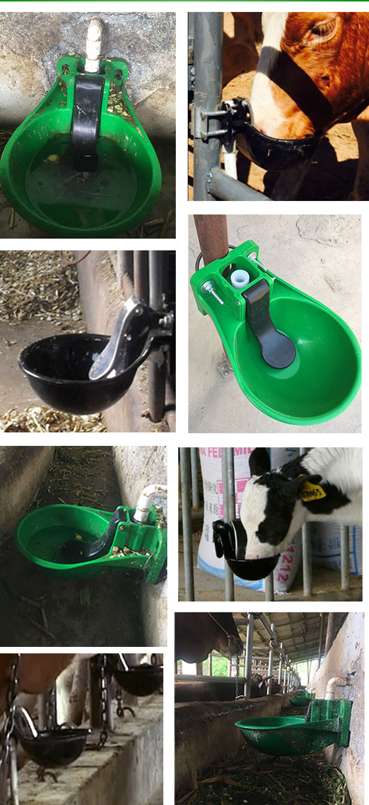 Plastic Automatic Cow Water Cattle Drinking Bowl For Cows Sheep Horse